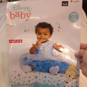 Cinderella Disney Baby Princess Dress Costume (6-12 Months) Blue Disguise